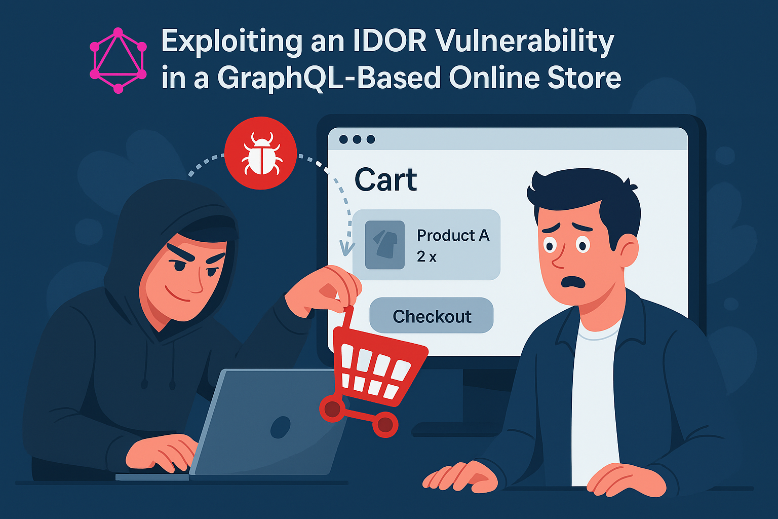 GraphQL IDOR diagram