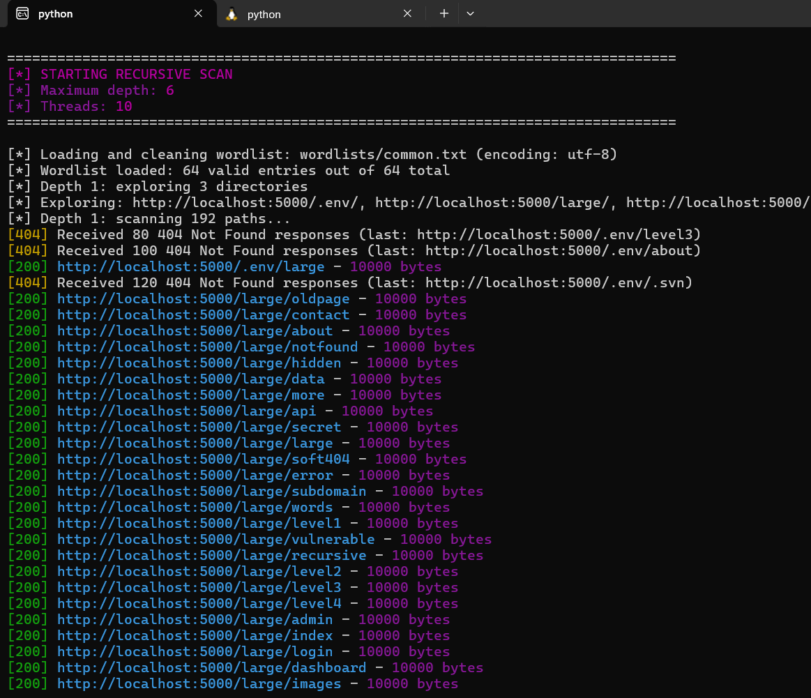 Fuzzstorm Recursive Scan