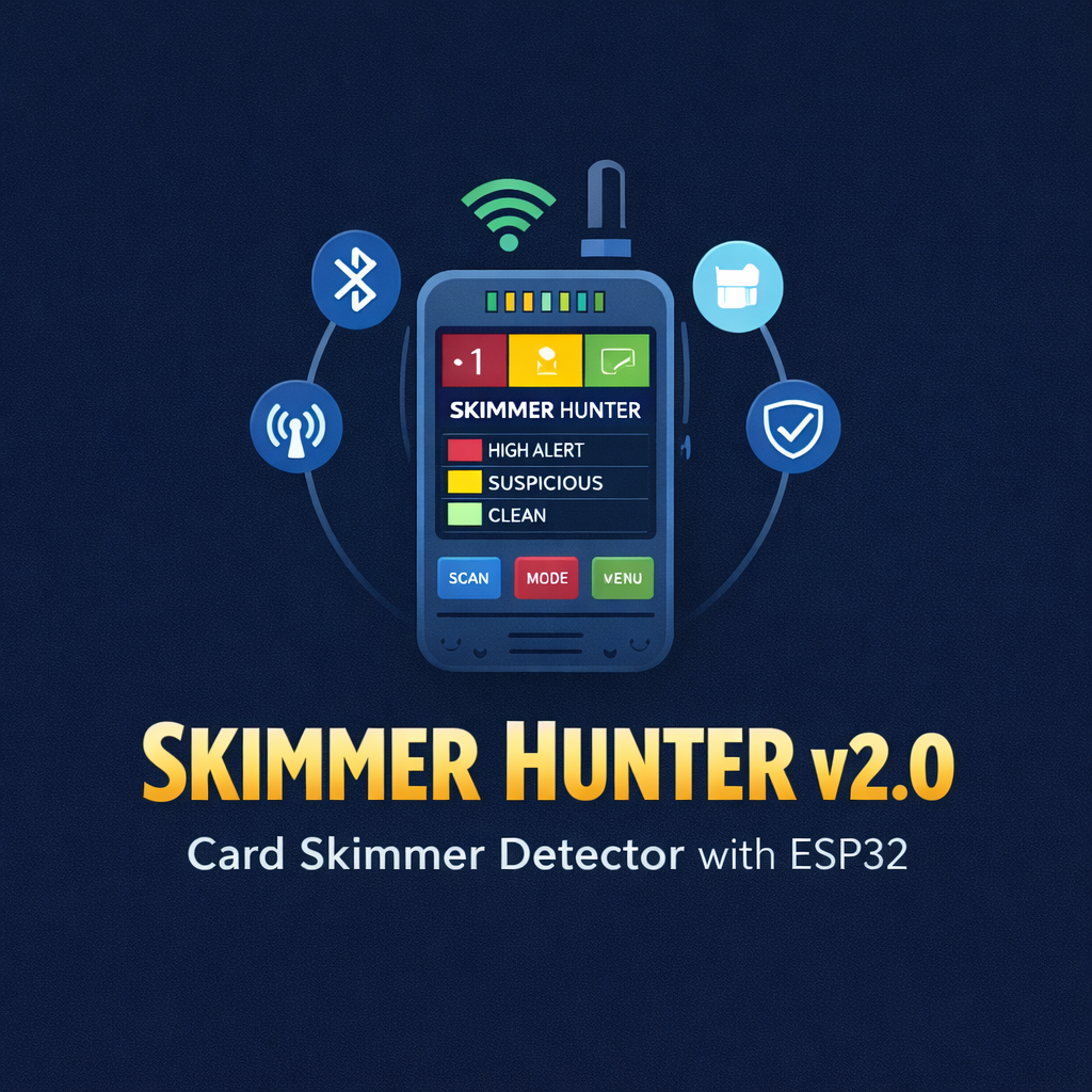 Skimmer Hunter v2.0 — ESP32 Multi-Layer Skimmer Detector